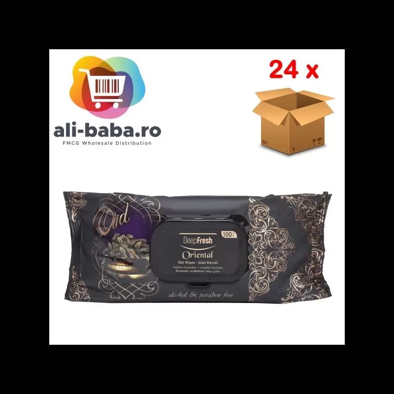 Deep Fresh Oriental servetele umede cu capac 100 buc Oud