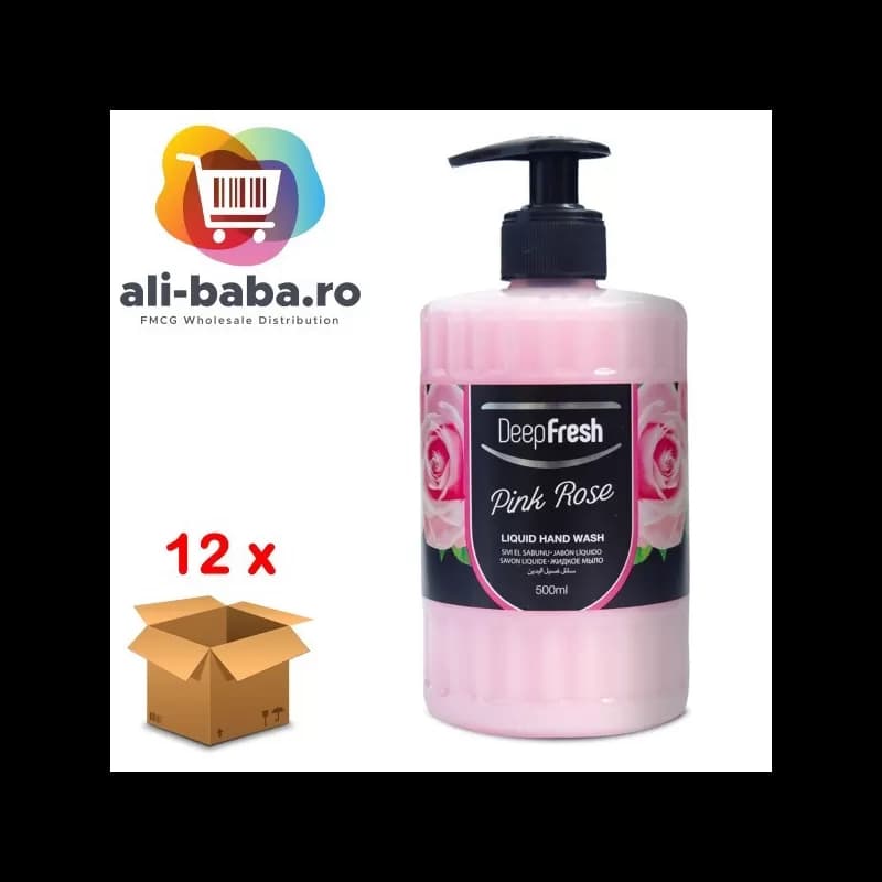 Deep Fresh Romance sapun lichid 500ml Prink Rose