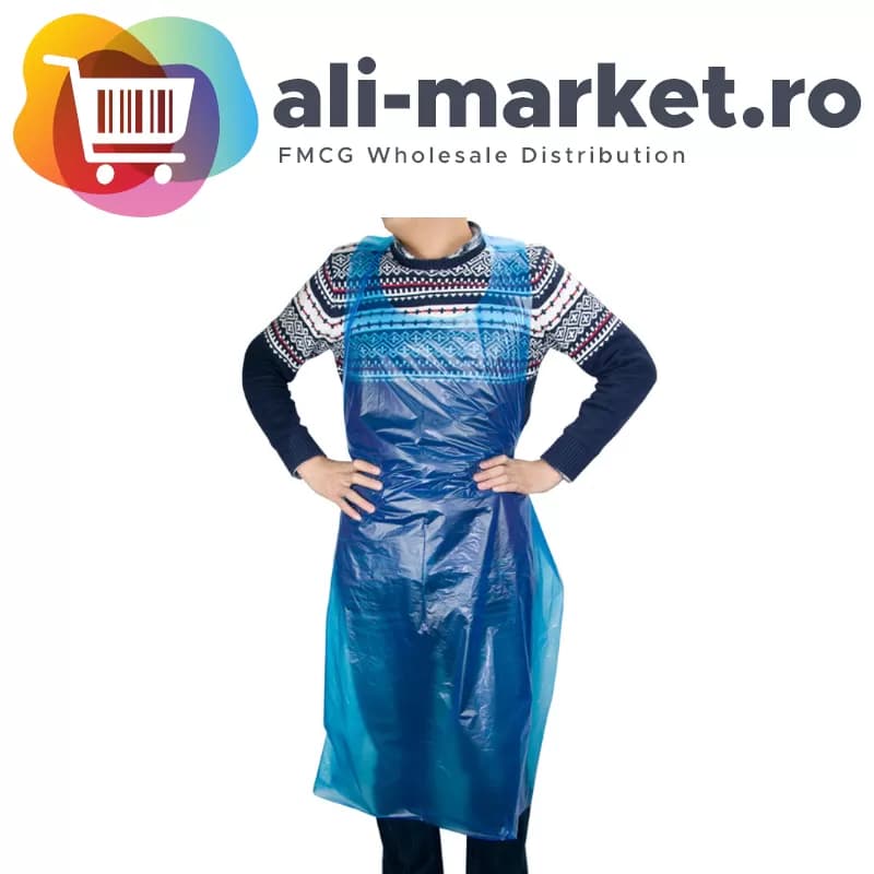 Sorturi unica folosinta, albastre, polietilena, 7 gr, 20 microni, 100 buc