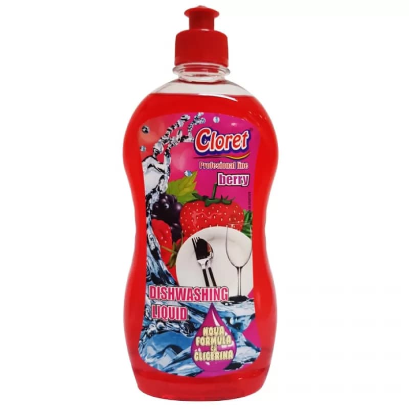 Cloret detergent de vase 500ml, Berry (Fructe de padure)