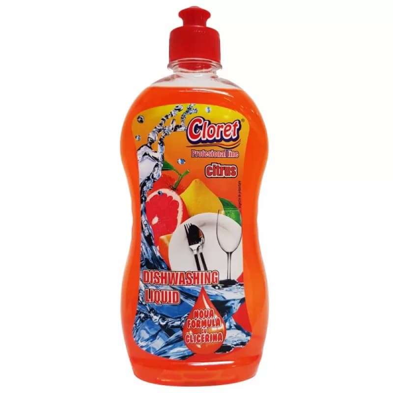 Cloret detergent de vase 500ml, Citrus (Citrice)