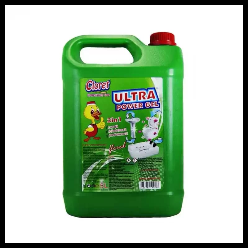 Cloret detartrant WC 5L, 3in1 Power Gel