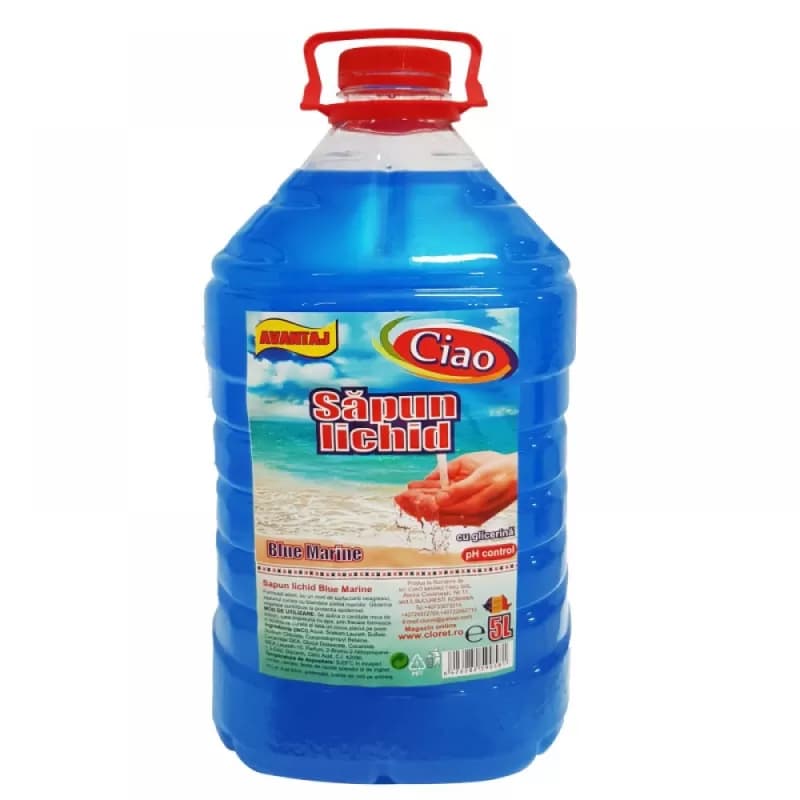 Ciao sapun lichid, PET 5L, Blue Marine