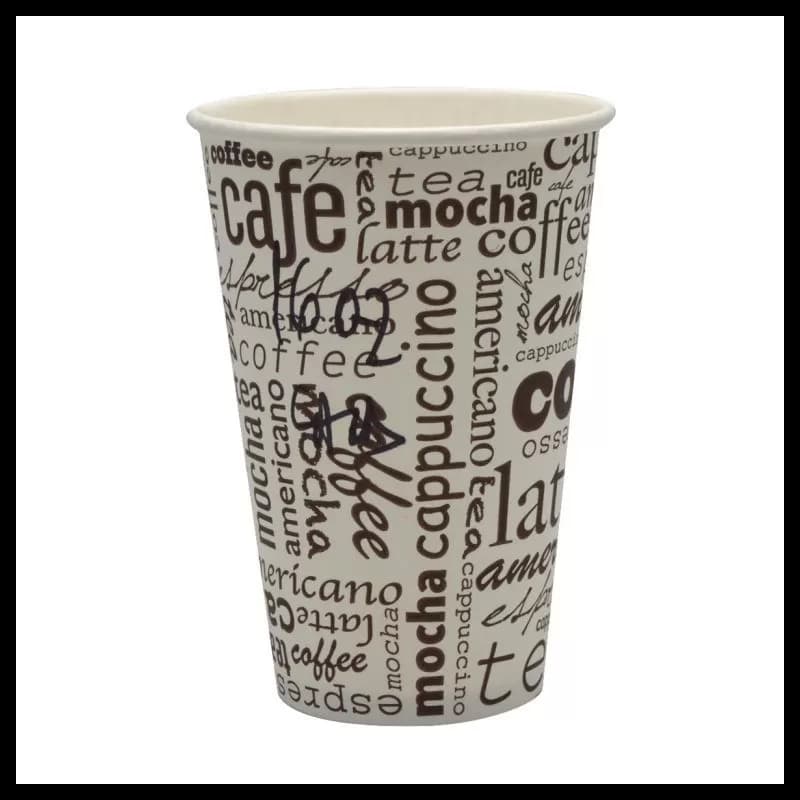 Pahare De Carton Pentru Bauturi Calde 16oz 473ml 50buc/Set