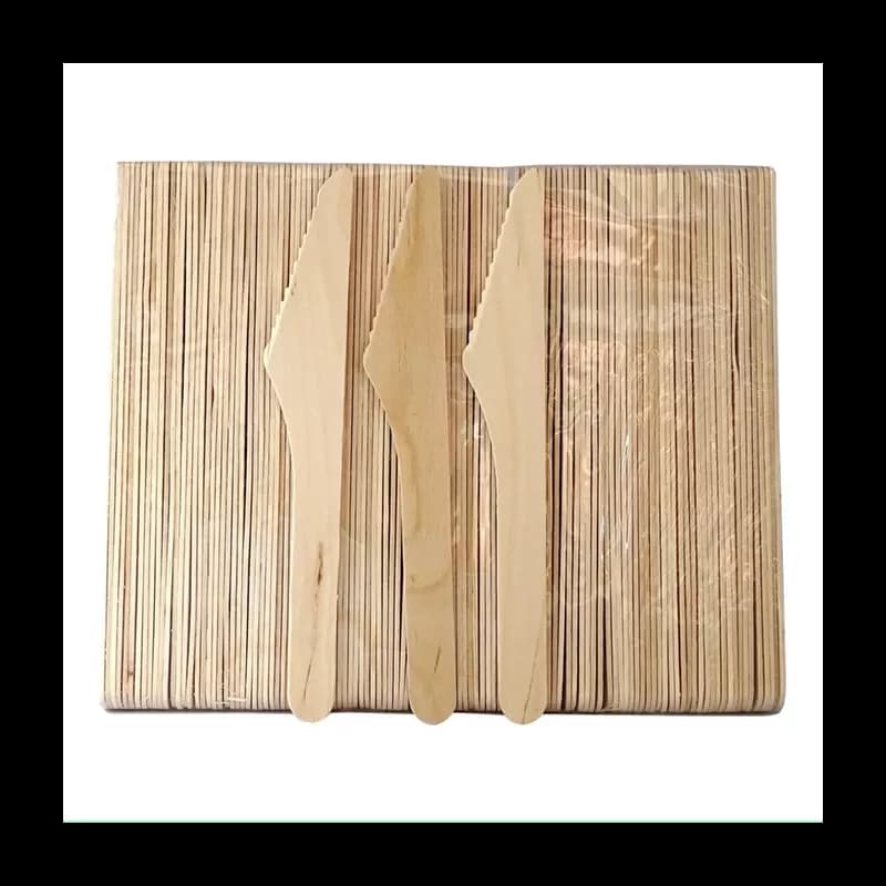Cutite Din Lemn Biodegradabile 16cm 100buc/Set