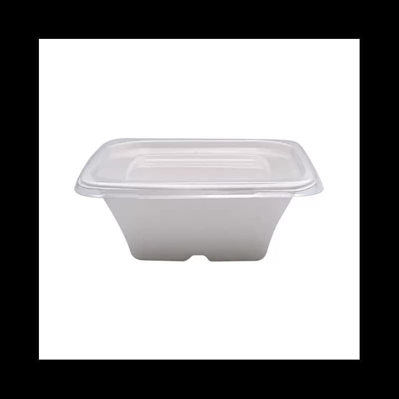 Bol Patrat Biodegradabil 32oz 50buc/Set