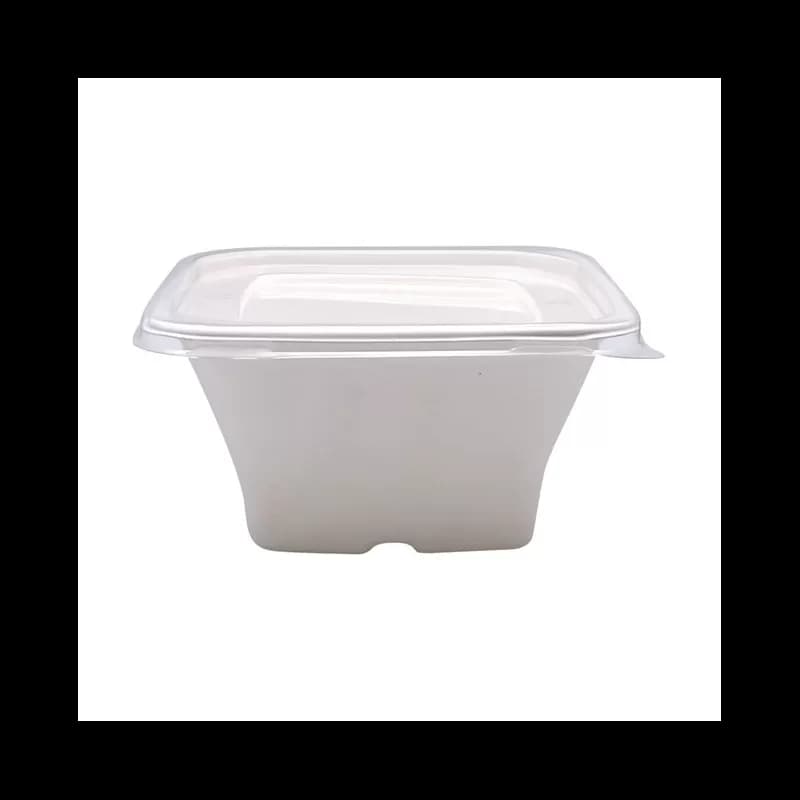Bol Patrat Biodegradabil 40oz 50buc/Set