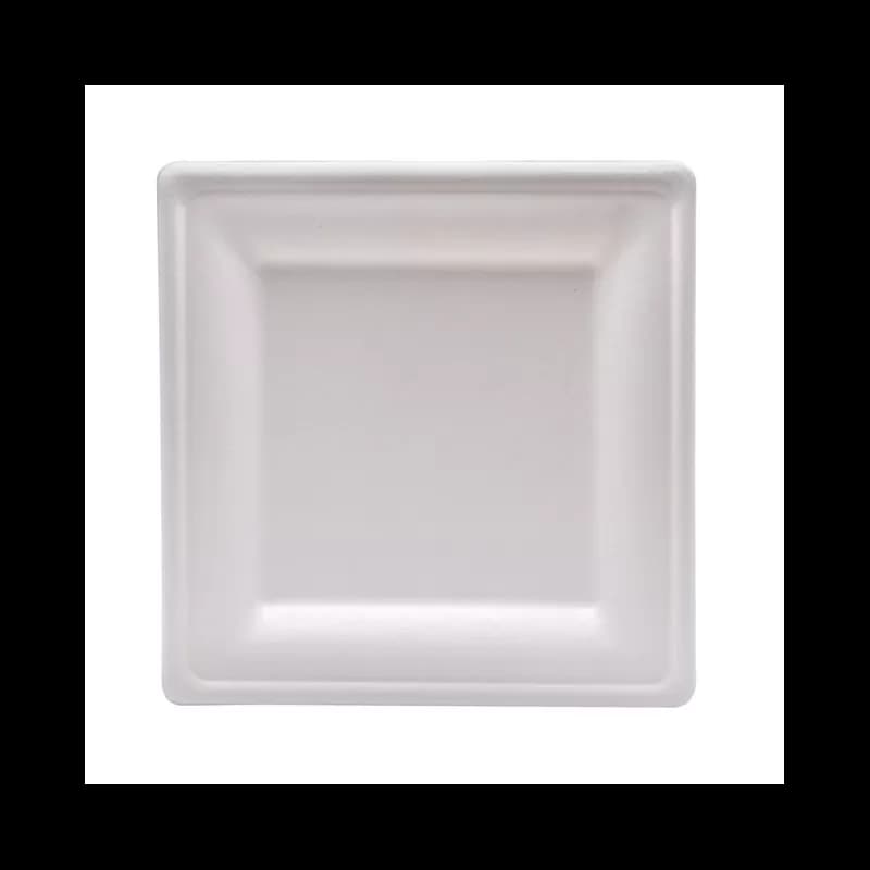 Farfurie Patrata Biodegradabil 20cm 50buc/Set