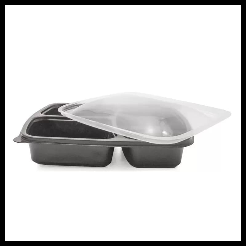 Caserole Meniu Cu 3 Compartimente Si Capac 50buc/Set