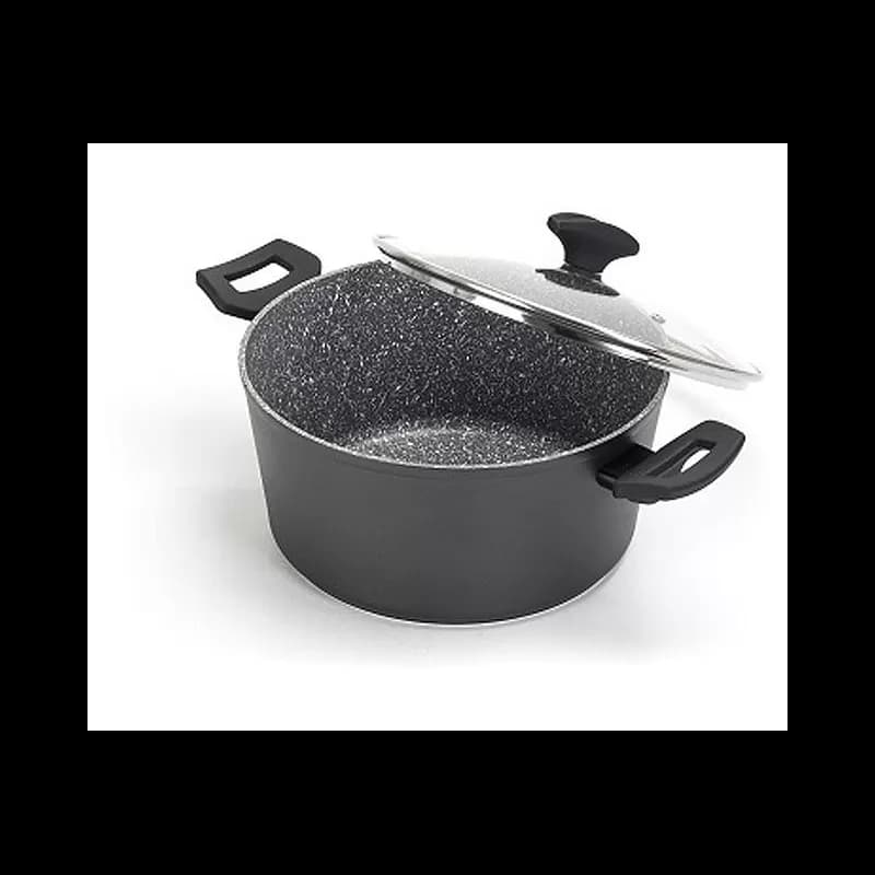 Oala granit cu capac 24cm ZLN 3321