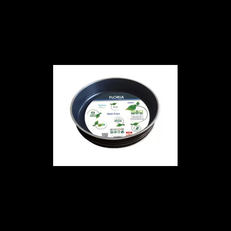 Tava teflonata de aluminiu rotunda 38cm