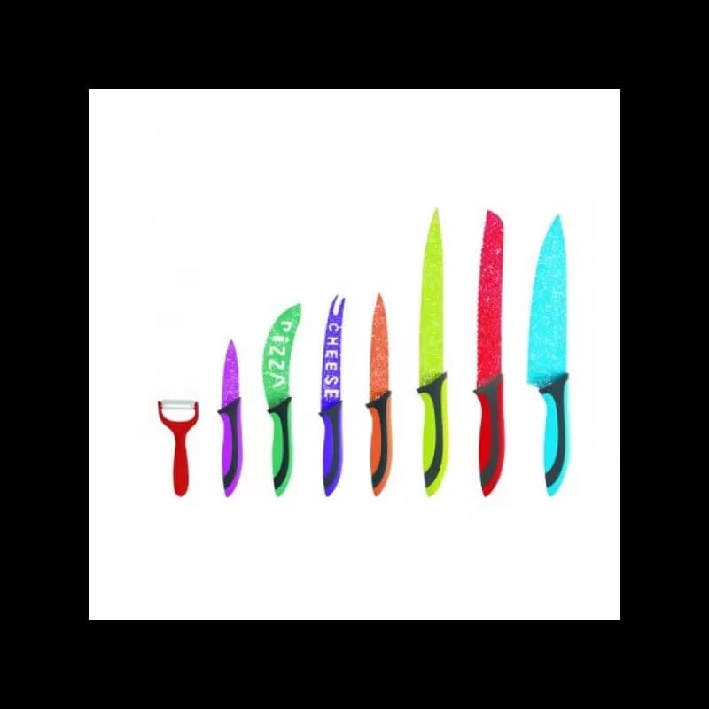 Set cutite de inox antiaderente 8 piese