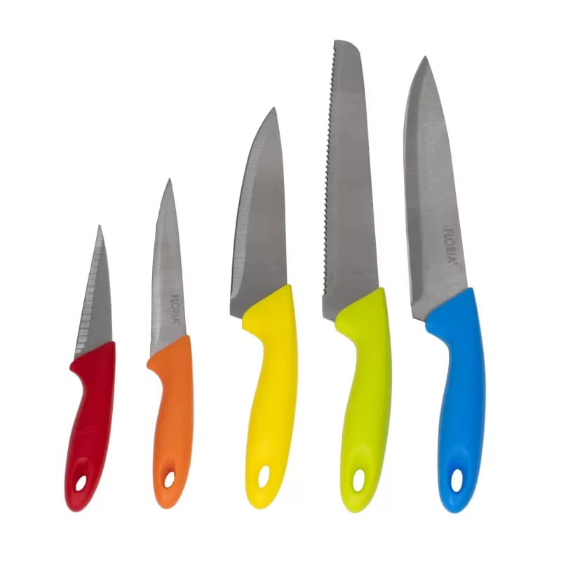 Set cutite de inox cu suport 6 piese