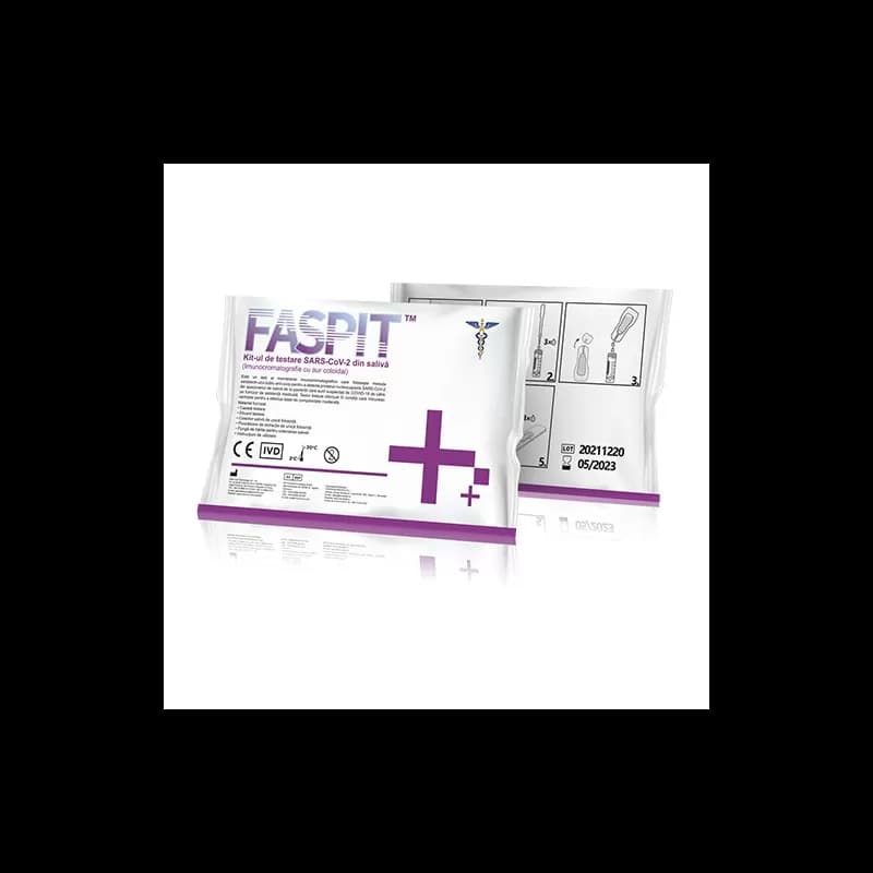 Faspit test antigen rapid, Covid-19, saliva, 1 buc