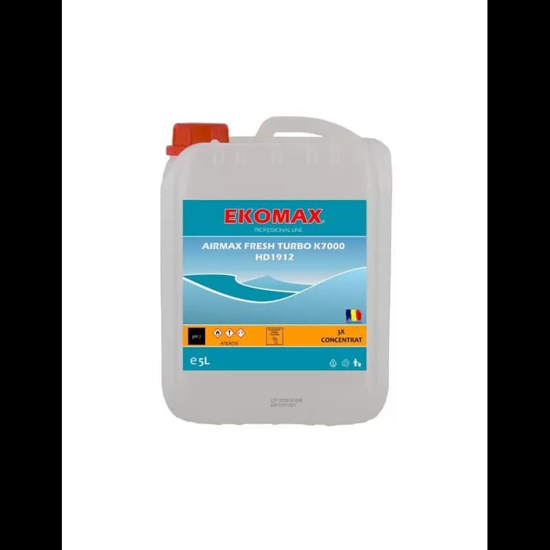 Ekomax Airmax K7000 odorizant profesional 5L Fresh Turbo