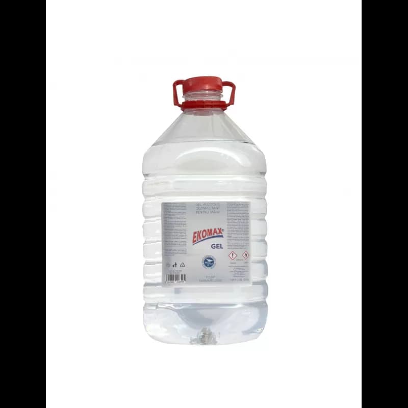 Ekomax gel alcoolic dezinfectant pentru maini  PET 5L