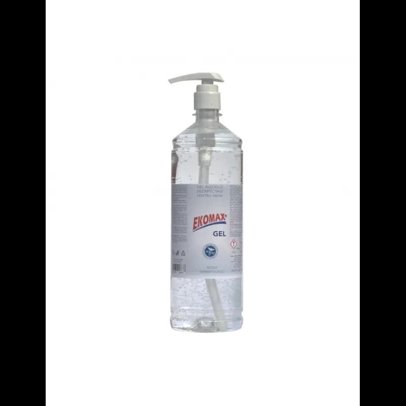 Ekomax gel alcoolic dezinfectant pentru maini  PET 1L
