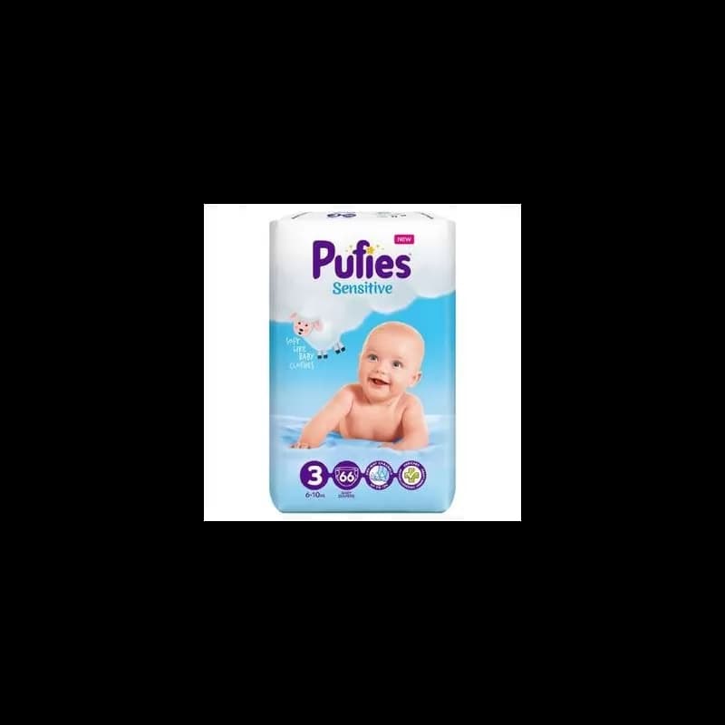 Pufie scutece pentru copii nr3 66 buc 6-10kg