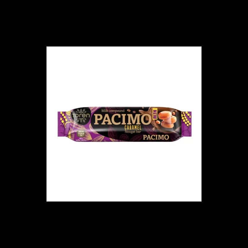 Pacimo baton de ciocolata cu nuga 18g Caramel