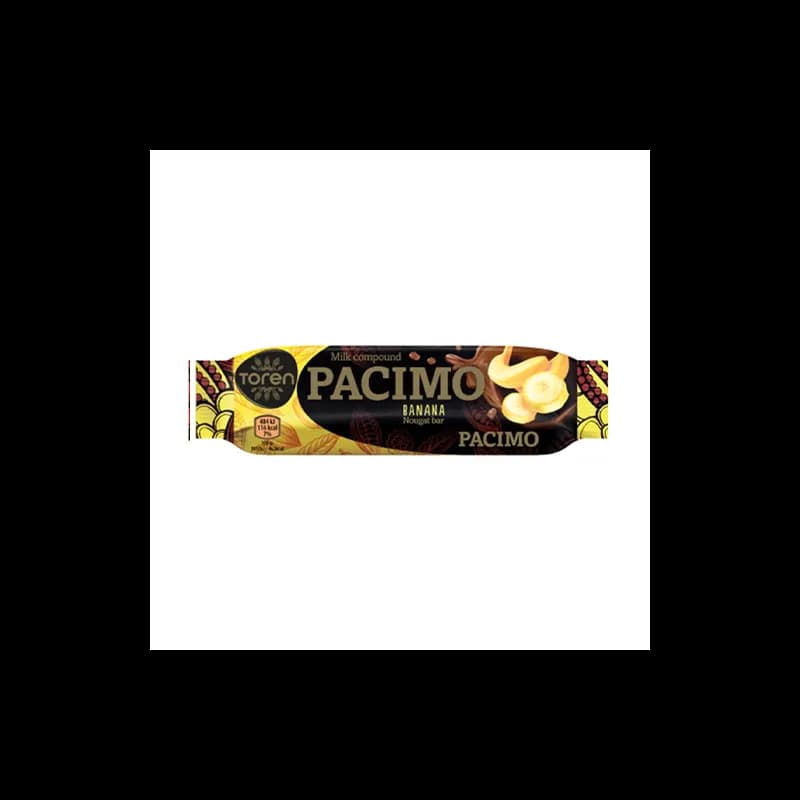 Pacimo baton de ciocolata cu nuga 18g Banane