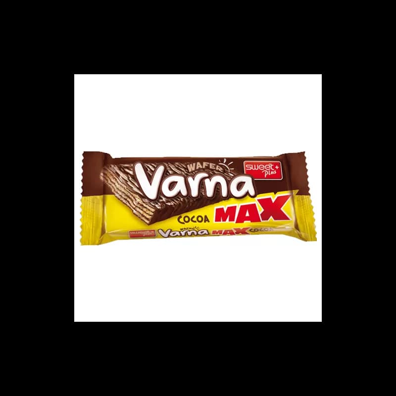 Varna Max napolitane glazurate si cu crema 56g Cacao si Lapte