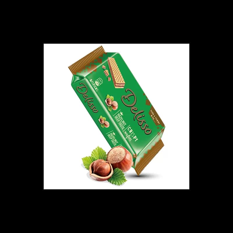 Delisso napolitane cu crema 40g Alune