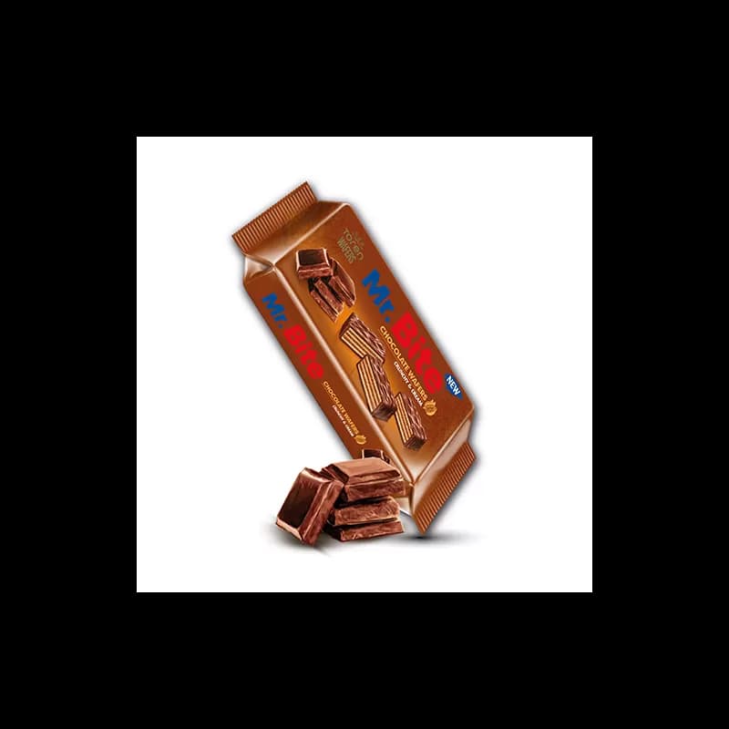 Mr. Bite napolitane glazurate cu aroma 38g Cacao