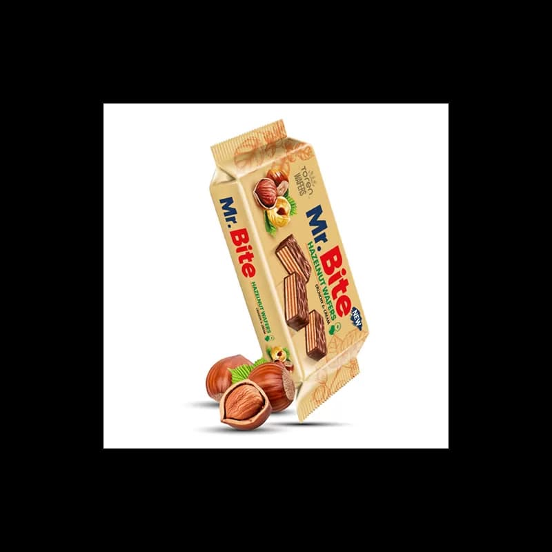 Mr. Bite napolitane glazurate cu aroma 38g Alune
