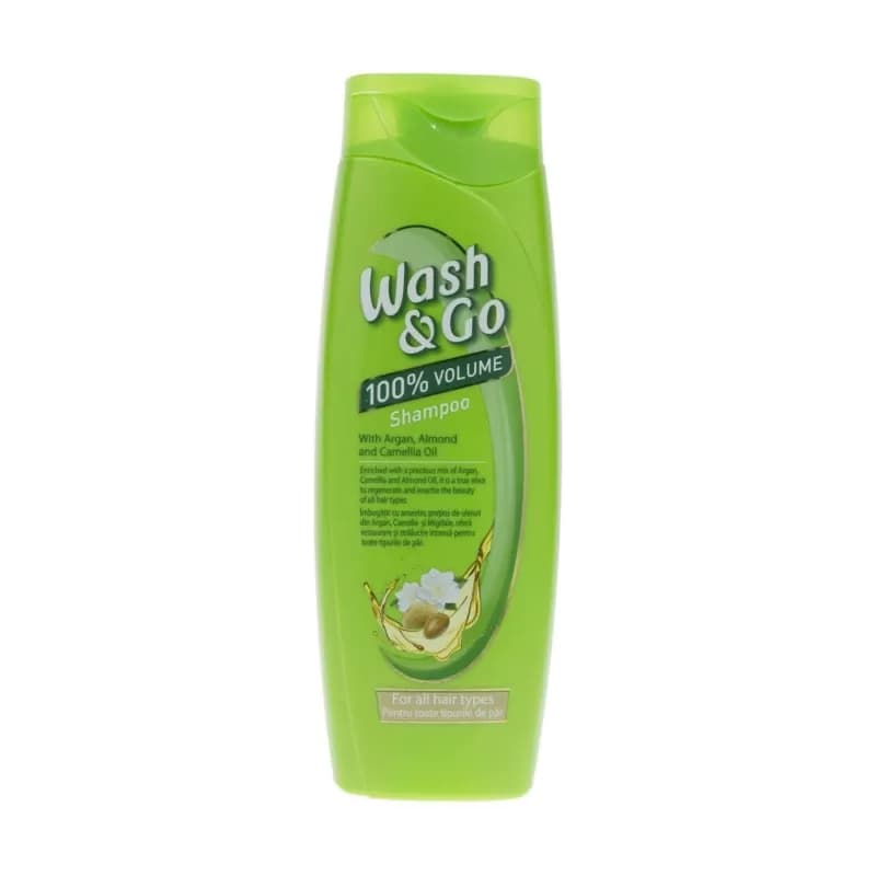 Wash&Go sampon 400ml Argan Almond Camelia Oil