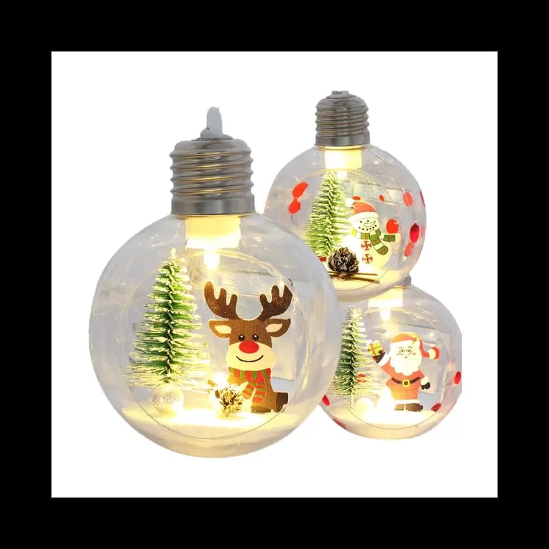 Decoratiune luminoasa pentru brad de Craciun