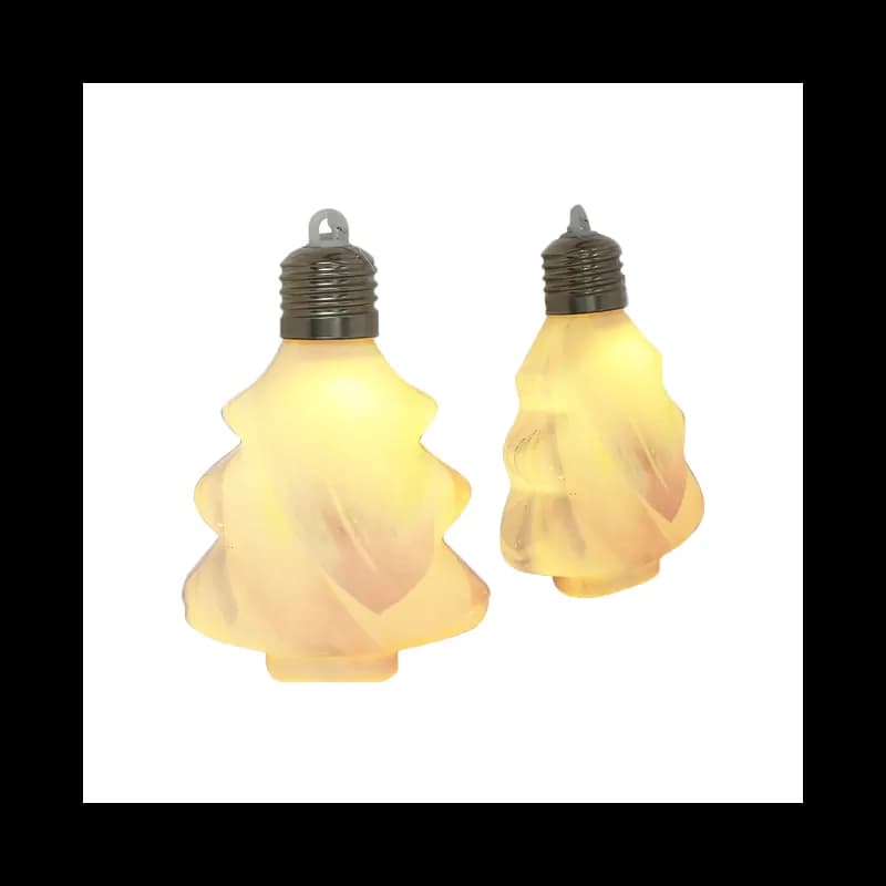 Decoratiune luminoasa pentru brad de Craciun 12 buc/set Brad