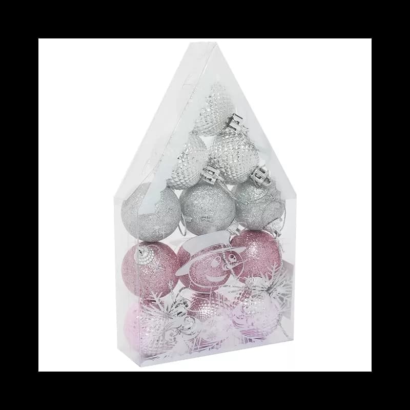 Set globuri pentru brad de Craciun 4cm 12 buc/set Diverse Modele