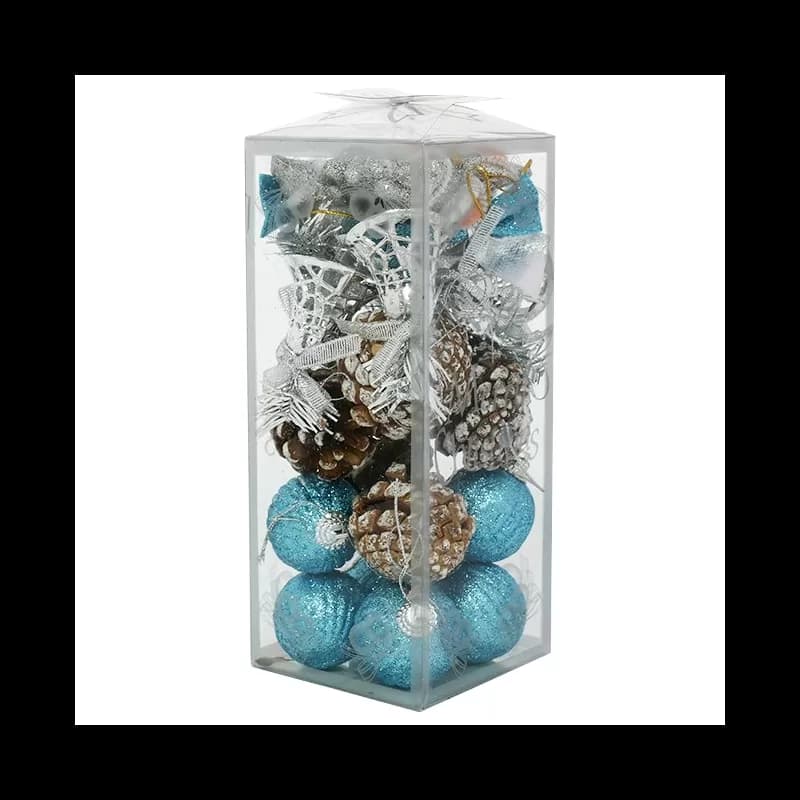 Set decratiuni pentru brad de Craciun 8cm 30 buc/set