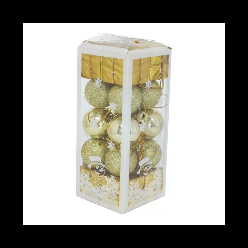 Set decratiuni pentru brad de Craciun 3cm 20 buc/set
