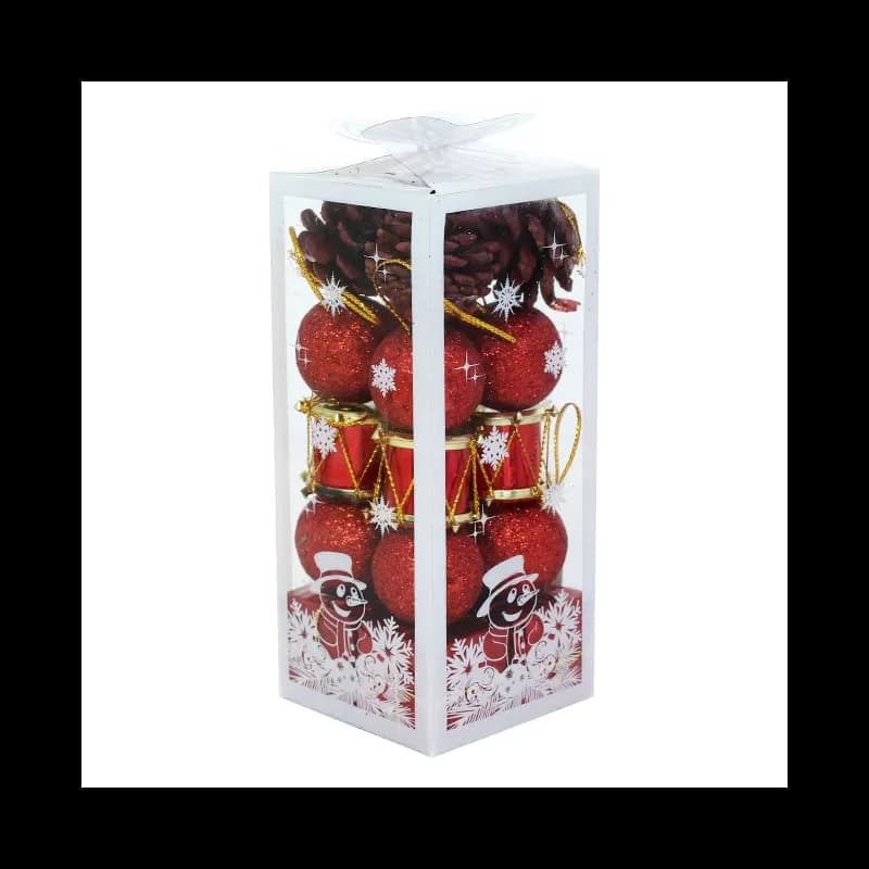 Set decratiuni pentru brad de Craciun 3cm 20 buc/set