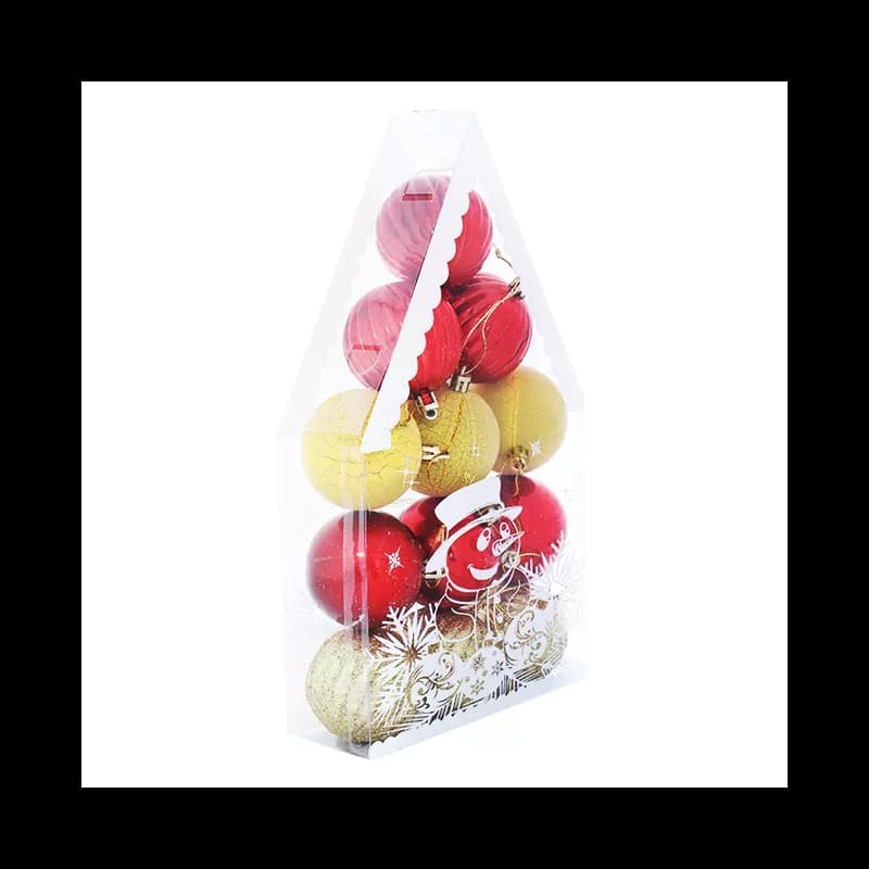 Set globuri pentru brad de Craciun 6cm 12 buc/set