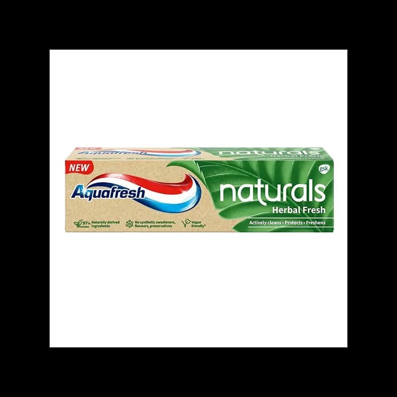Aquafresh Naturals pasta de dinti 75ml Herbal Fresh