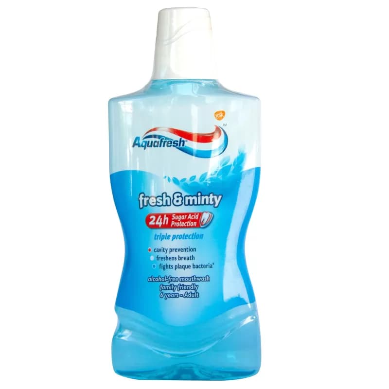 Aquafresh apa de gura 500ml Fresh & Minty