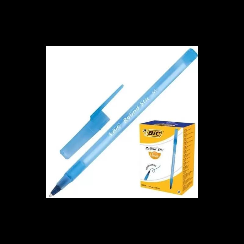 Bic pix rotund 60 buc/cutie Albastru