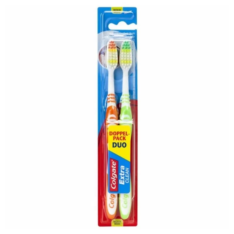 Colgate periute de dinti Extra Clean Medium 2buc/Set