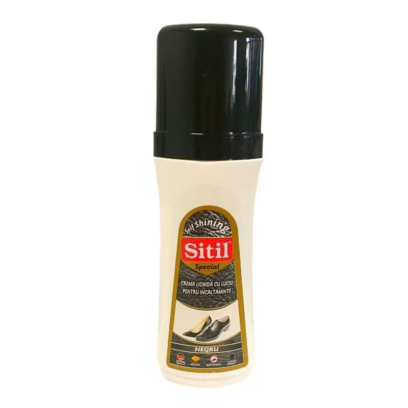 Sitil crema de pantofi lichida 80ml Neagra