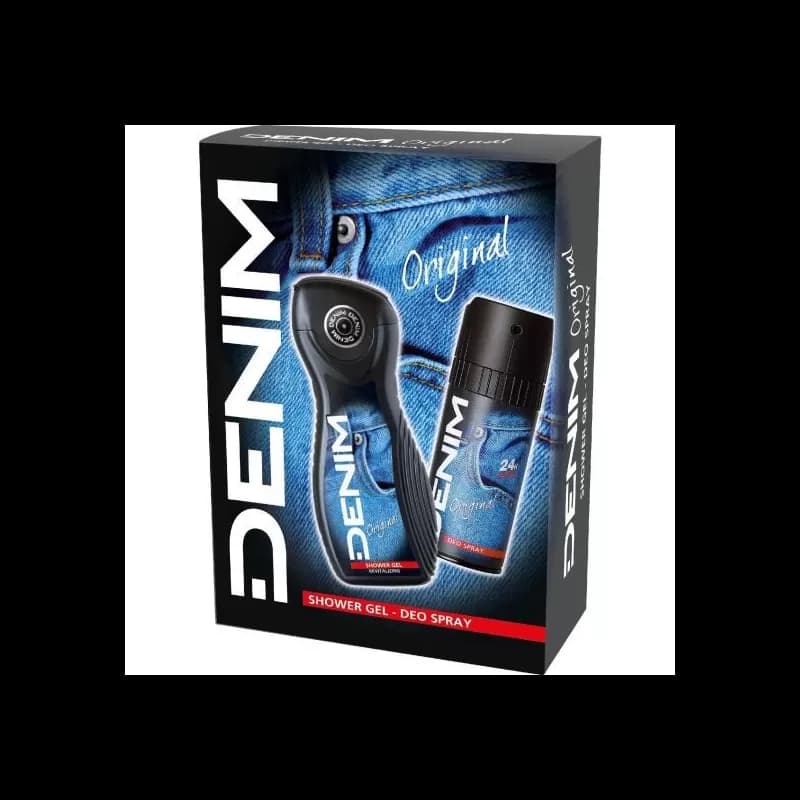 Denim caseta 2 piese deodorant spray 150ml + gel de dus 250ml Original