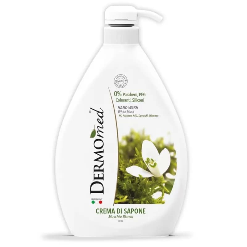 Dermomed sapun lichid cu pompita 1L White Musk