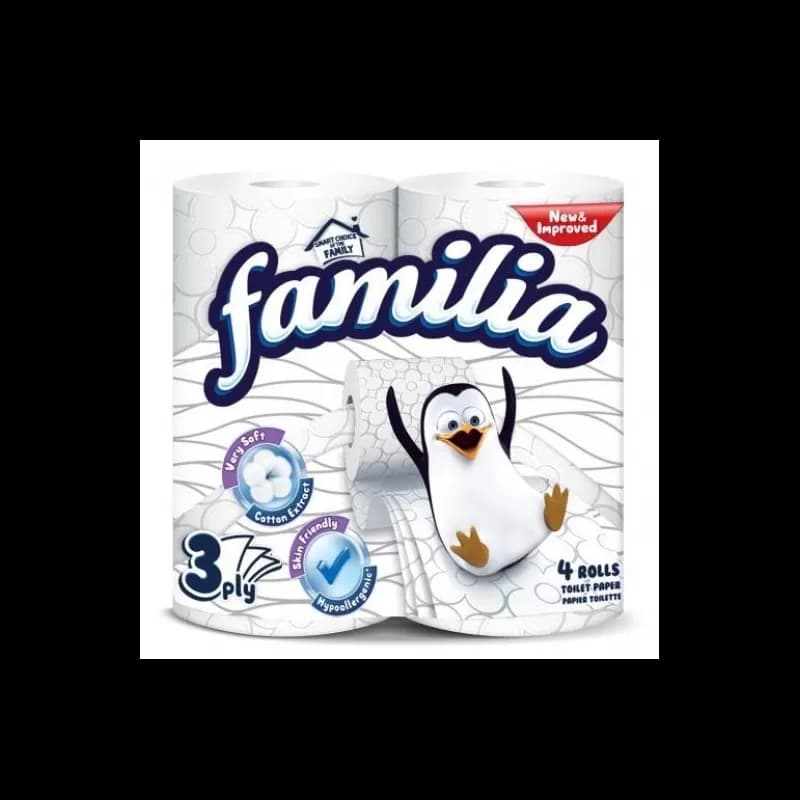Familia prosop de bucatarie 3 straturi 4 role/set