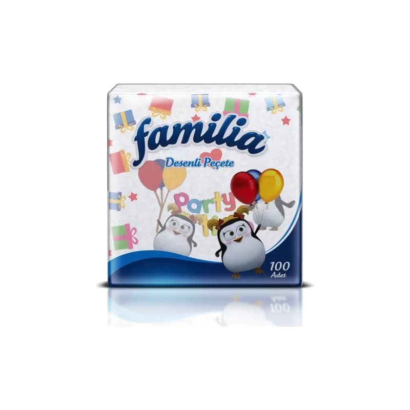 Familia servetele de masa decorate 1 strat 100 buc/set 30x30cm