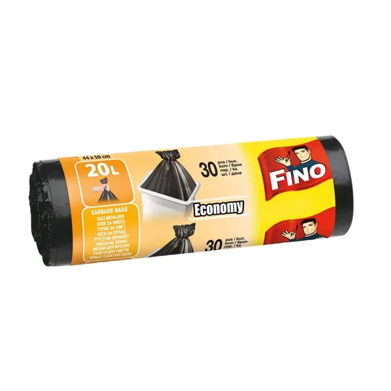 Fino saci menajeri 35L 30 buc/rola Negru