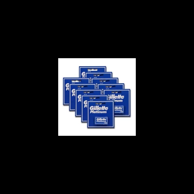 Gillette Platinum lame de ras 10 cut x 5 lame