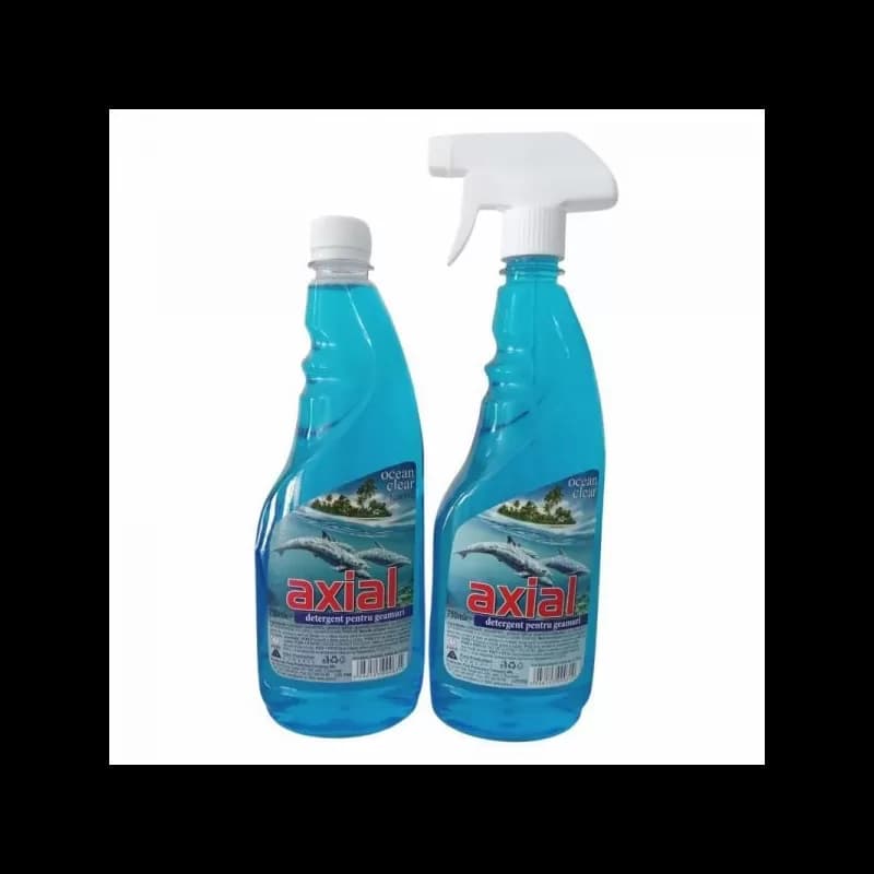 Axial set detergent plus rezerva de geam 750ml