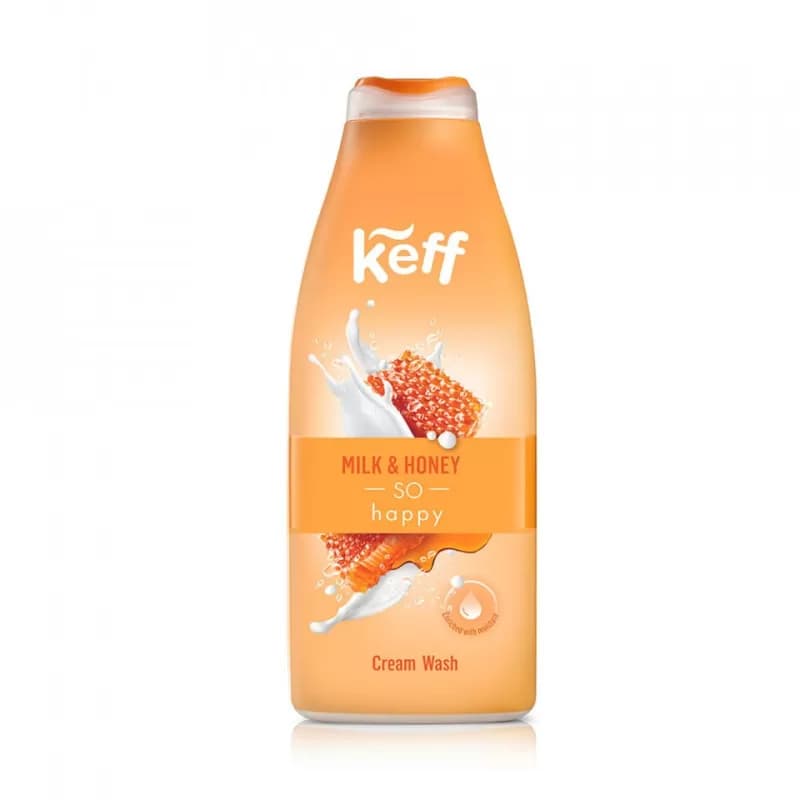 Sano Keff gel de dus 500ml, Milk and Honey