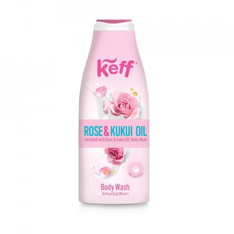 Sano Keff gel de dus 500ml, Rose and Kukui Oil